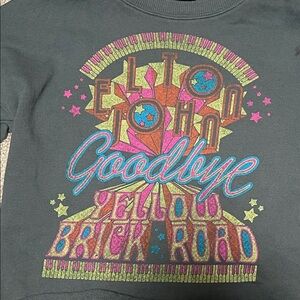 Zara Kids Elton John Graphic Hoodie - Dark Gray